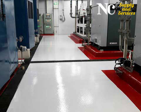 เคลือบพื้นป้องกันไฟฟ้าสถิต Anti-static flooring Conductive Floor